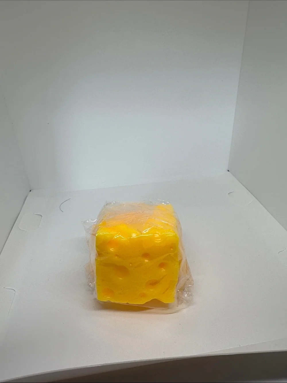 Yellow Cheese-Shaped Squishy